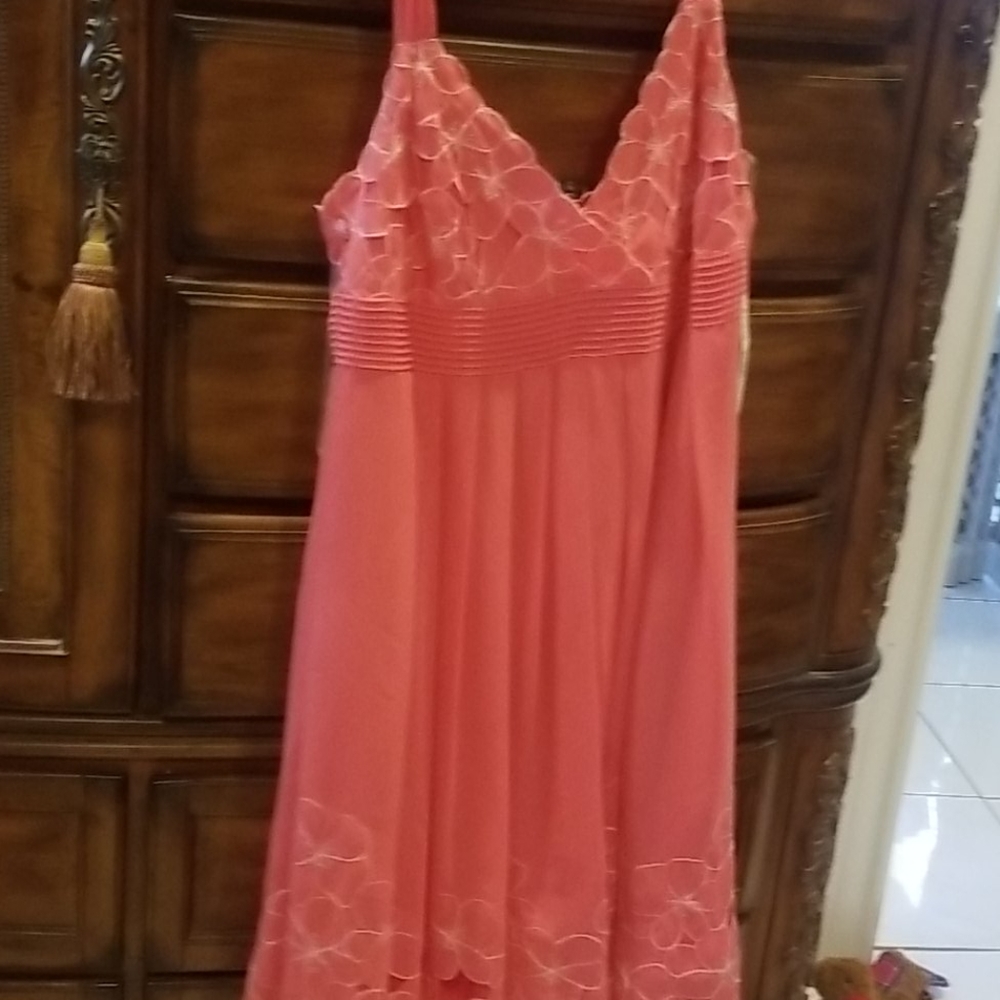 ANTONIO MELANI pink n white  dress